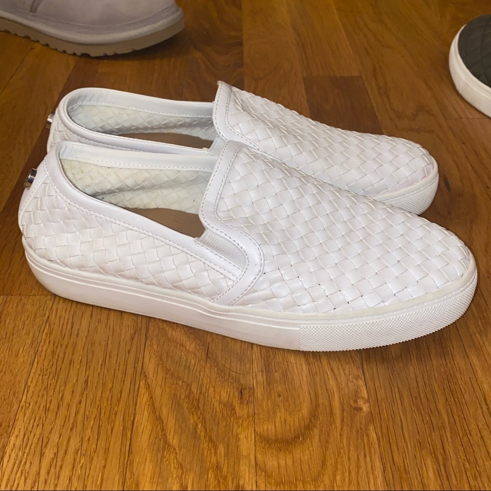 Steve Madden slides. White, size 6.5